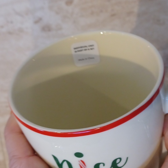 NWOT Lenox Holiday "Nice" Chocolate Covered Strawberry Mug - Picture 7 of 7